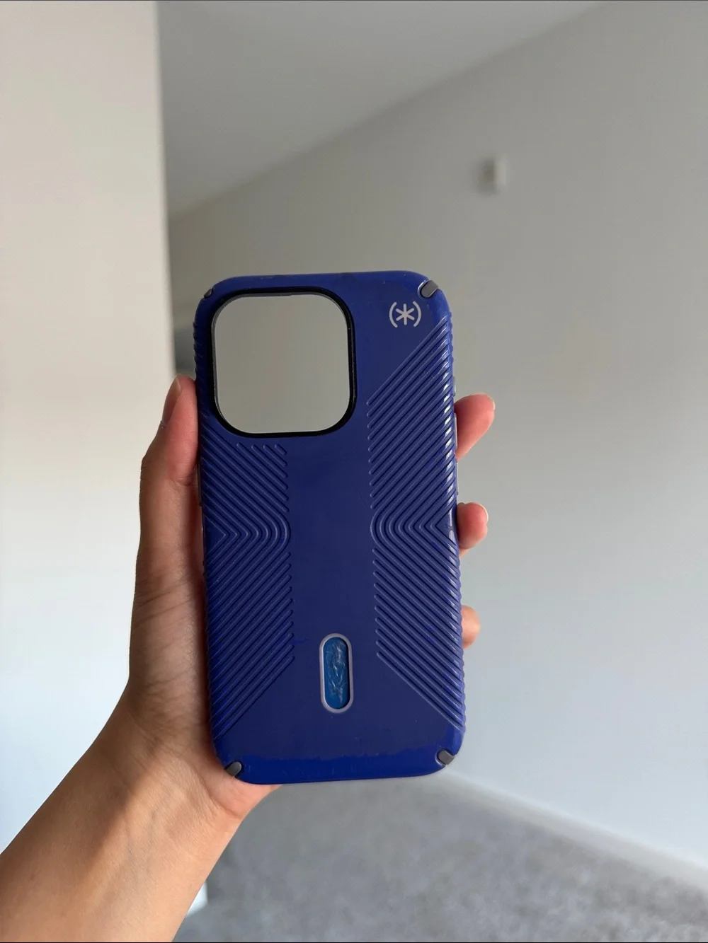 speck Presidio2 Grip Case for iPhone 15 Pro Max - Deep Blue/ purple